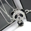 Diamond Sweater Chain Necklace Female Panda